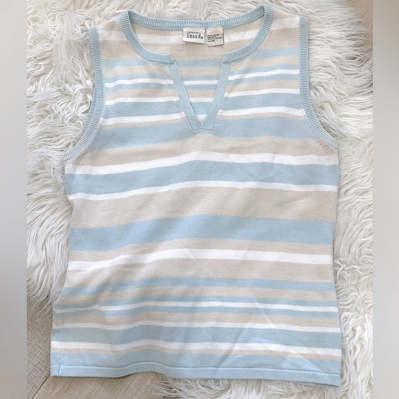 Falls Creek 100% Cotton Striped Top (M) - Picture 6 of 12